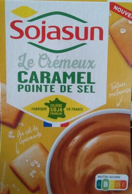 Dessert au soja caramel pointe de sel