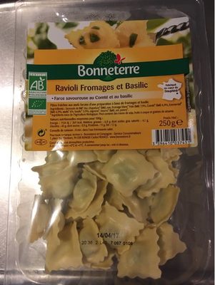 Ravioli Fromages et Basilic