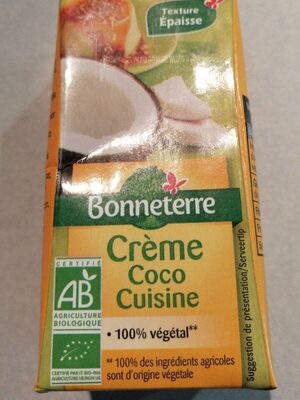 Crème de coco cuisine