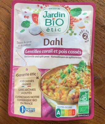 Dahl lentilles corail et pois cassés