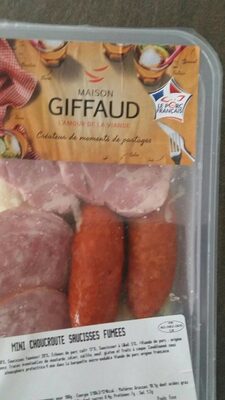 Mini choucroute saucisses fumées