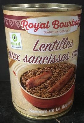 Lentilles aux saucisses créoles 1/2
