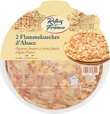 2 Flammekueches d'Alsace