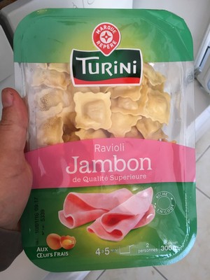 Raviolis au jambon