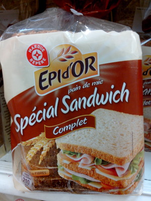 Pain de mie grandes tranches complet