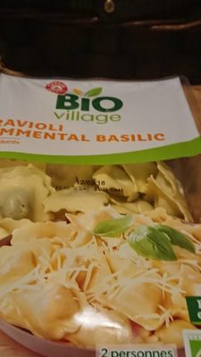 Ravioli bio emmental basilic