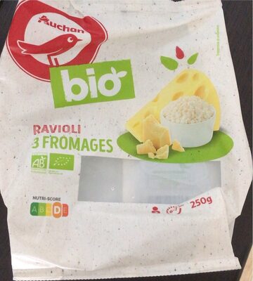 Ravioli fromages bio