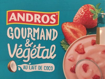 Gourmand & végétal au lait de coco Brassé fraise
