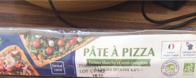 Pâte à pizza carrée huile olive 300g CC