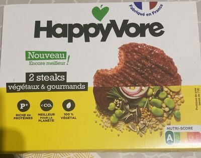 2 Steaks végétaux et gourmands