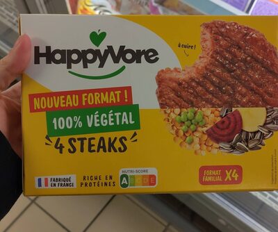 4 Steaks 100% Végétal