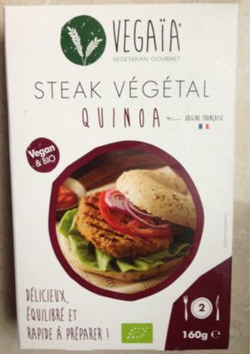 Steak végétal quinoa
