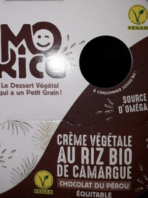 Crème végétale au riz bio de Camargue