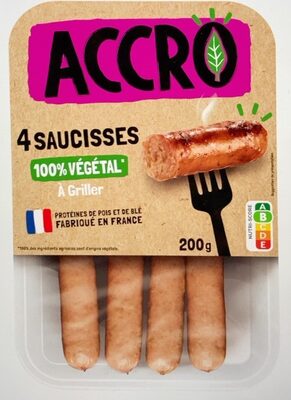 4 Saucisses 100% végétales