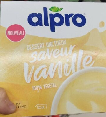 Dessert onctueux saveur vanille