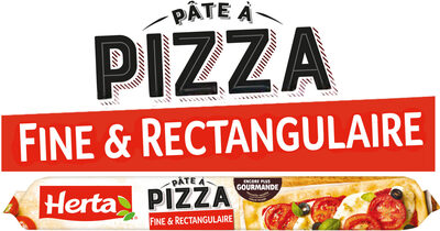 HERTA Pâte à Pizza Fine et Rectangulaire 390g