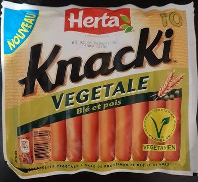 HERTA Knacki Veggie Saucisses végétales x10 - 350g