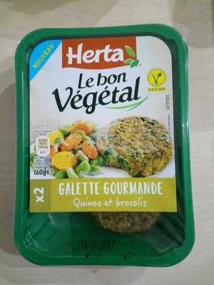 Le bon végétal - Galette gourmande Quinoa et brocolis