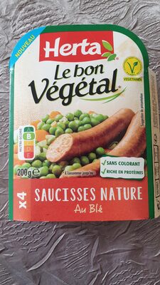 LE BON VEGETAL saucisses nature au blé