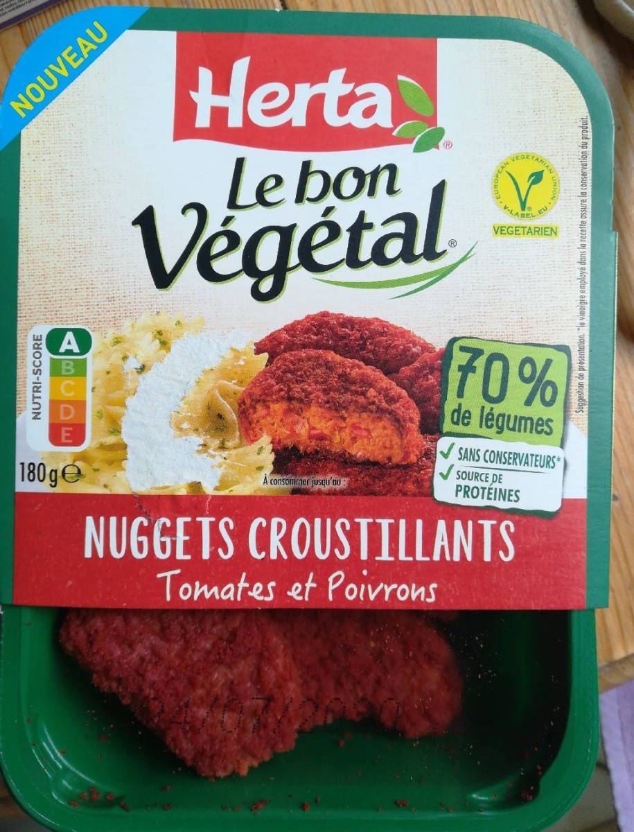 GARDEN GOURMET Nuggets Tomates Poivrons 180g