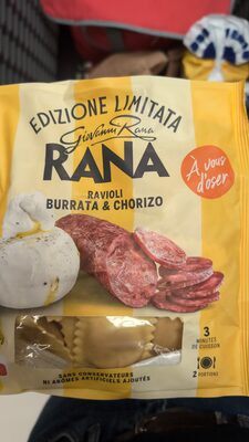 Ravioli burrata chorizo