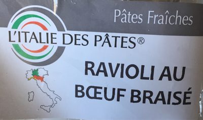 Ravioli au bœuf braisé