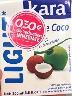 Lait de coco light