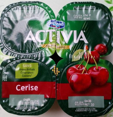Activia Fruits Cerise 4x125g