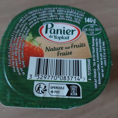Panier de Yoplait Fraise